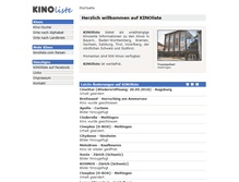 Tablet Screenshot of kinoliste.com